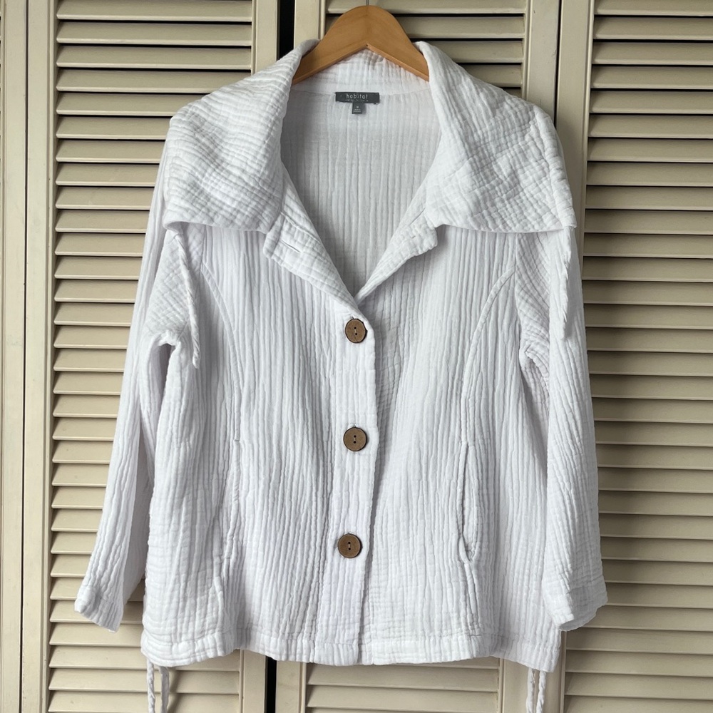 Habitat White Cotton Jacket